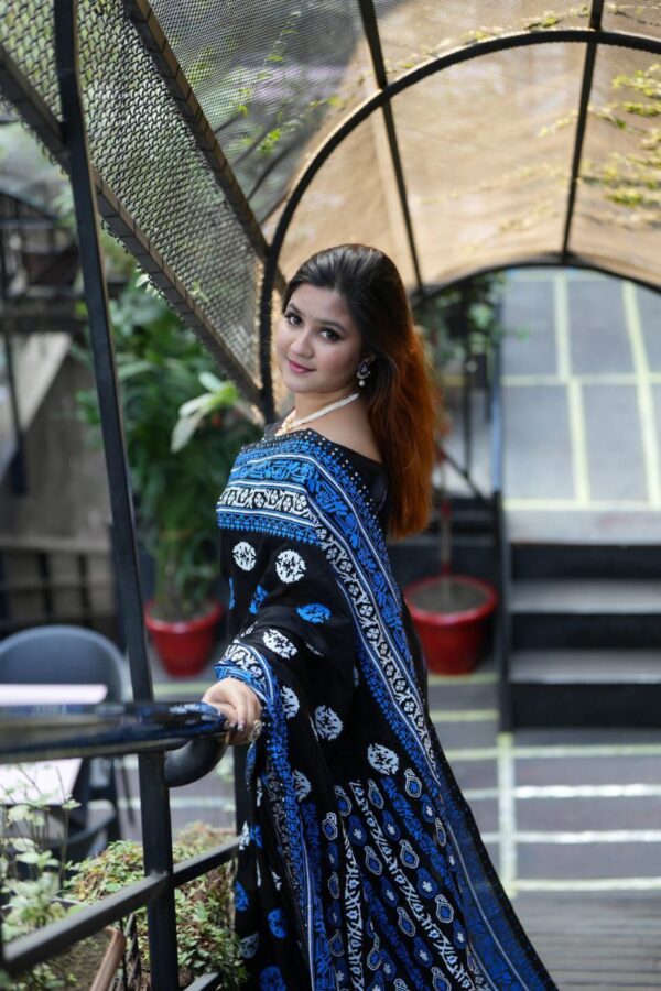 ঢাকাইয়া জামদানী শাড়ি - Image 3
