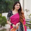 আদুরী প্রিমিয়াম চান্দুরি সিল্ক শাড়ি। - Image 2