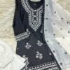 এমব্রয়ডারি রেডি থ্রি-পিস - Image 10