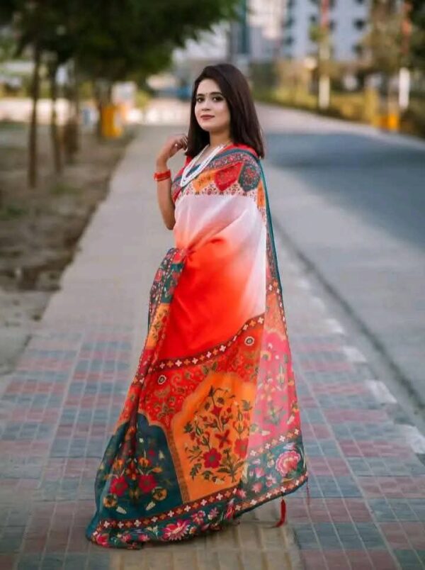 Semi Moslen Saree