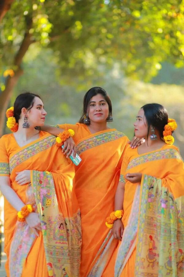 Semi Silk Saree - Image 2