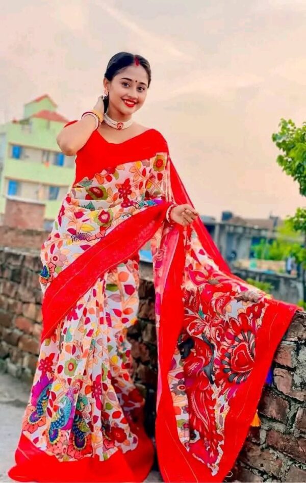 semi silk saree