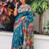 Flowery Saree - Image 2