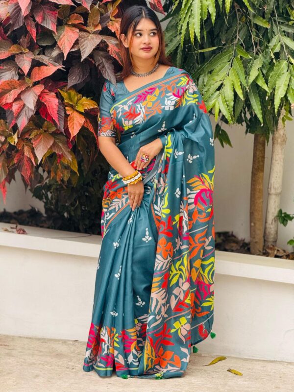 Flowery Saree